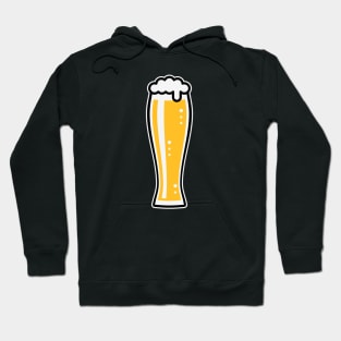 Wheat Beer Glass (Weiss Beer / Beer Drinker / 3C) Hoodie